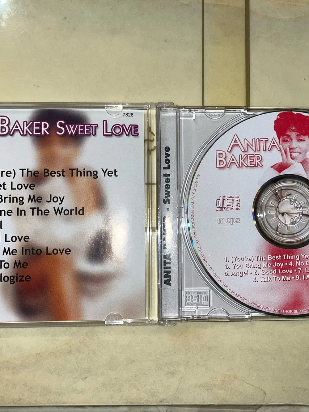 Anita Baker - Sweet Love CD - Rare Crystal 2004 German import (Planet Song) - Picture 4 of 9